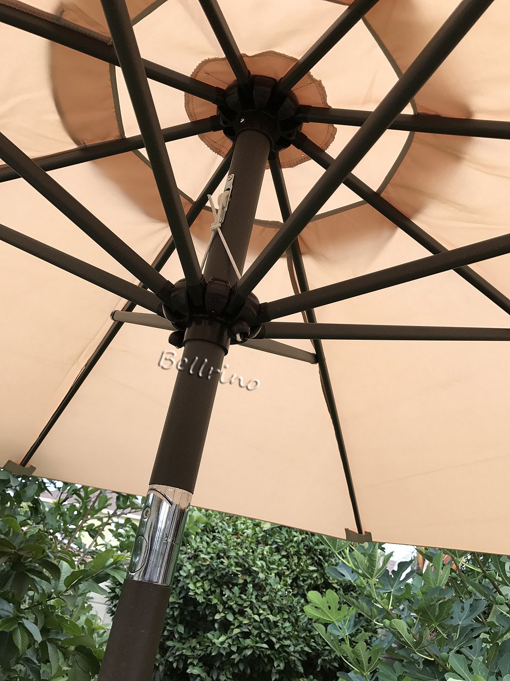 BellRino Decor UV30+ fade-resistant 220D polyester canopy material detail
