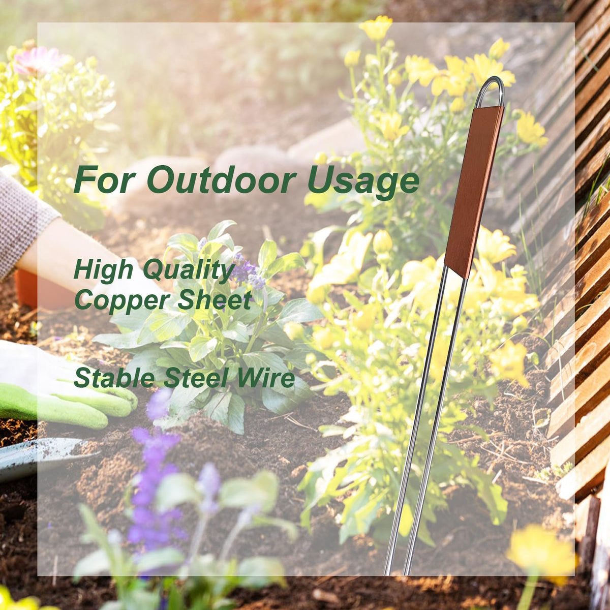 Bendical minimalist garden markers enhance garden aesthetics while staying readable