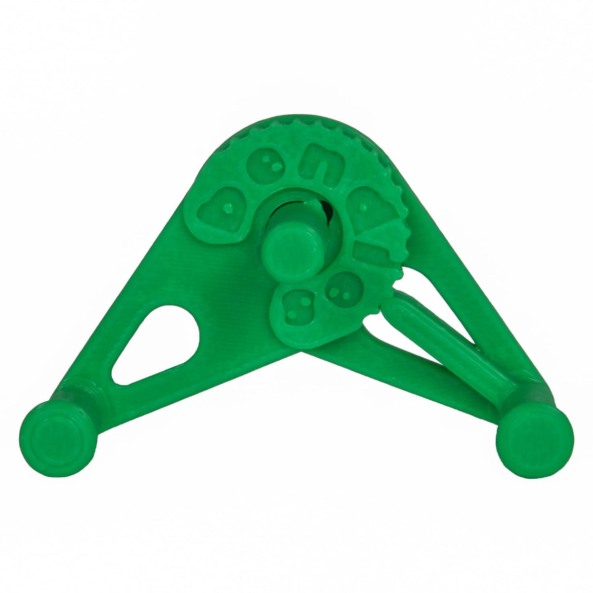 Bendies adjustable clip close-up illustrating easy click adjustments for precise bends.