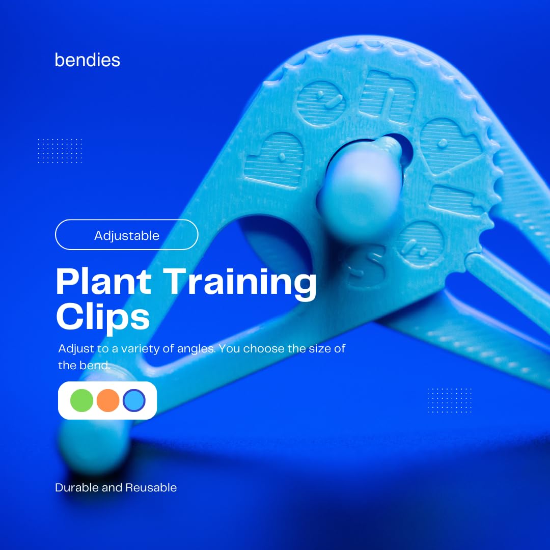 Bendies clip set spaces branches to improve light and airflow in grows.