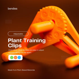 Bendies gardening accessories kit supports vegetables, flowers, and houseplants training.