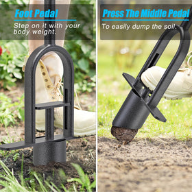 BeneLabel Lawn plugger assists turf repair and hole digging.