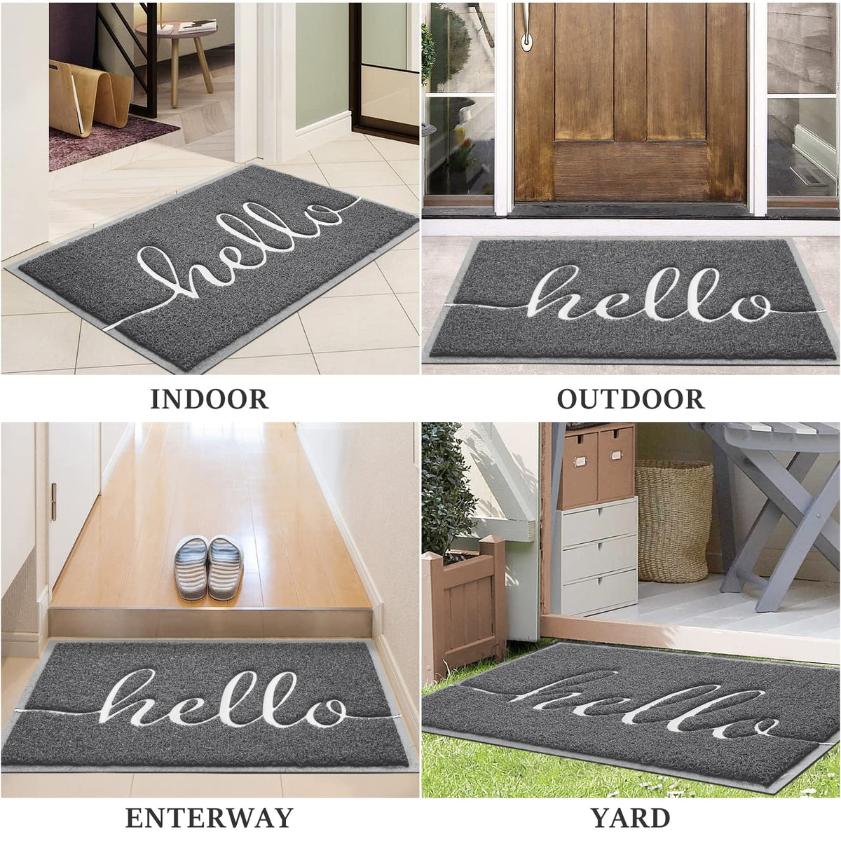 BeneathYourFeet door mat durable PVC for heavy use