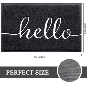 BeneathYourFeet low-profile mat fits under doors for easy movement.
