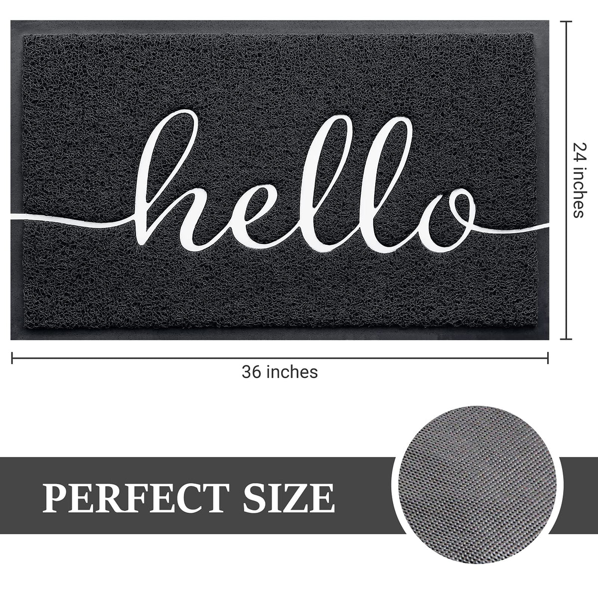 BeneathYourFeet entry mat dirt trap design helps keep floors clean.