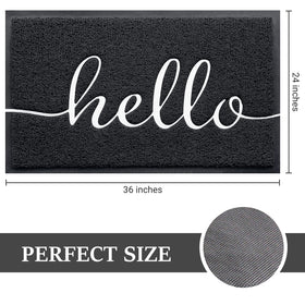 BeneathYourFeet entry mat dirt trap design helps keep floors clean.