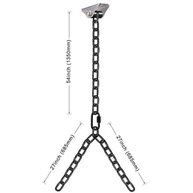 BeneLabel ceiling hooks and Y-assemblies ready for secure overhead mounting.