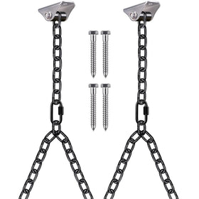 BeneLabel heavy duty porch swing chain kit with silent hangers for smooth, quiet outdoor seating.
