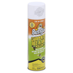 Bengal Carpenter Bee Killer spray action for quick pest knockdown.