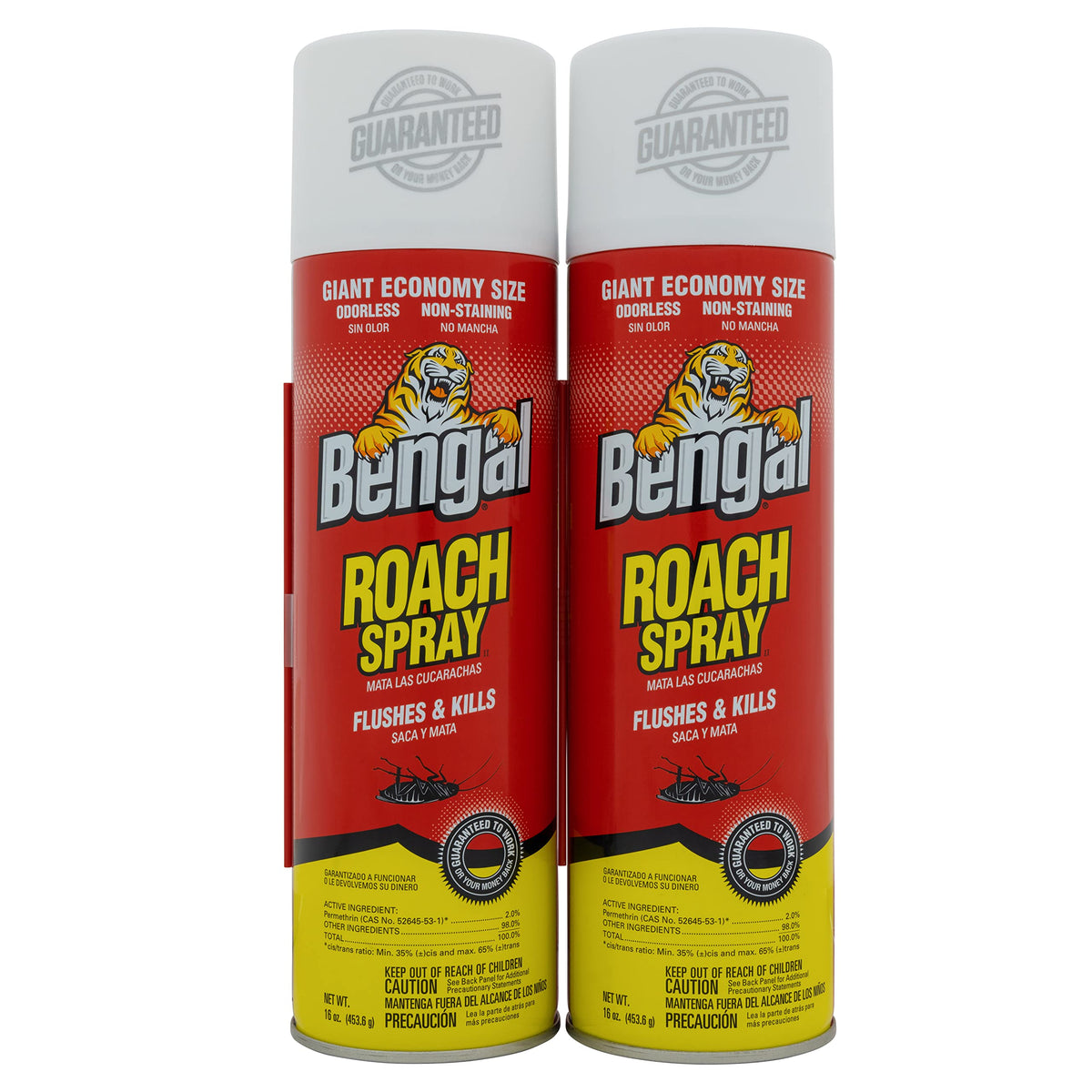 Bengal Roach Spray penetrates crack and crevice areas to reach hidden roaches.