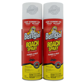 Bengal Roach Spray penetrates crack and crevice areas to reach hidden roaches.