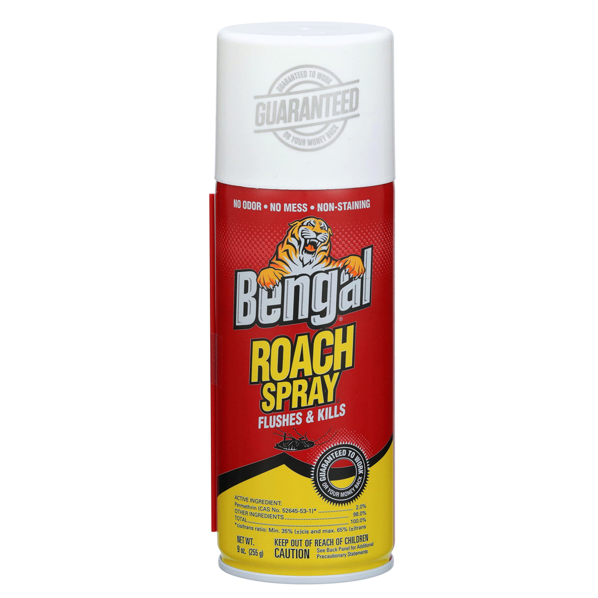 Bengal Roach Spray penetrates cracks and crevices to reach hidden insects.