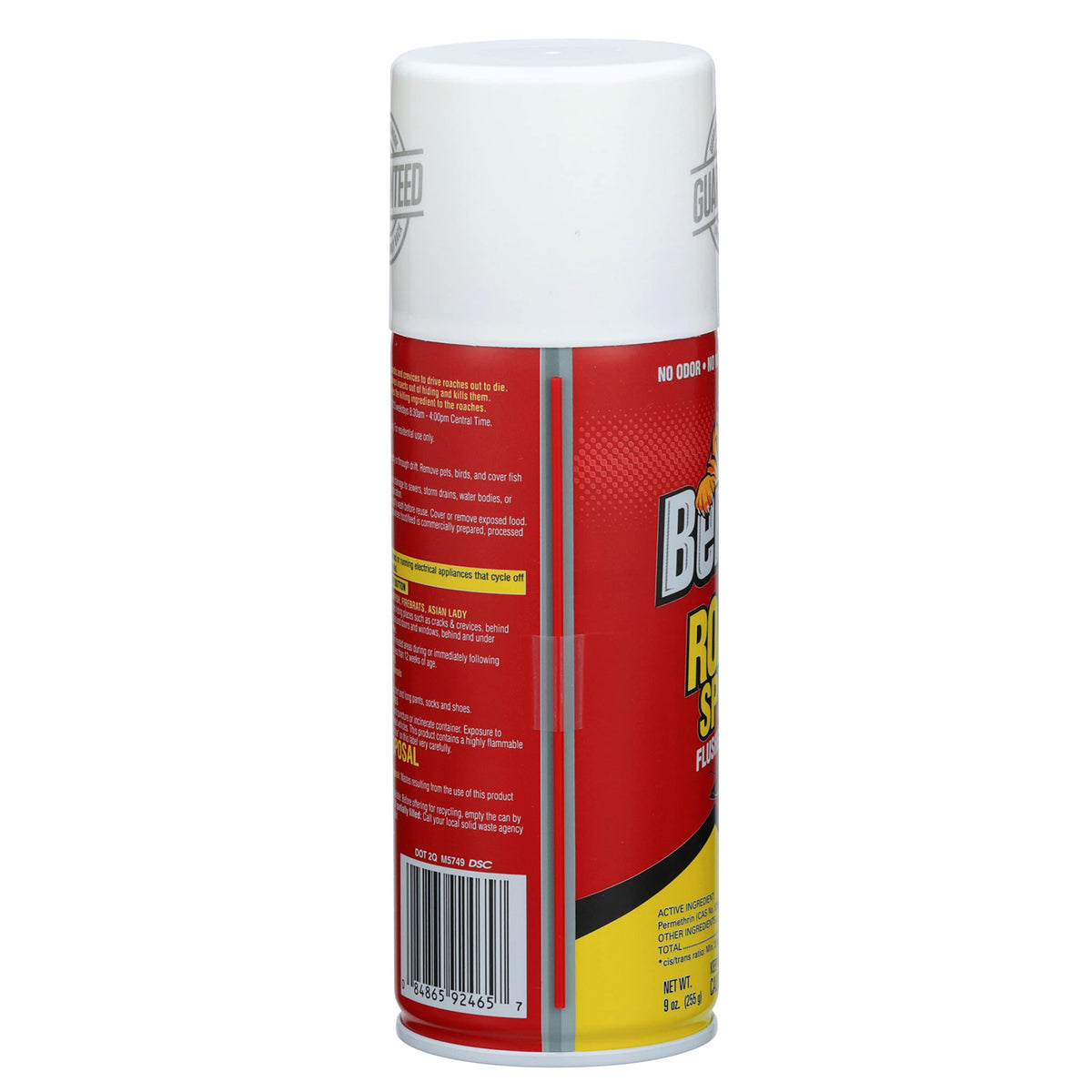 Permethrin-based Bengal formula targets roaches, ants, crickets, and spiders.