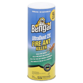 Bengal Ultradust fire ant killer 12oz shaker can ready for mound treatment and quick action.