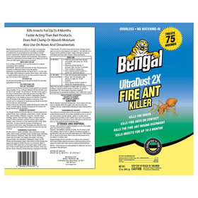 Bengal Ultradust used as a perimeter treatment around a home to deter invasions.