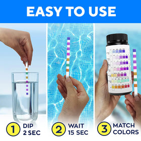 Benicci test-strip packet packaging shows value with 150 strips.