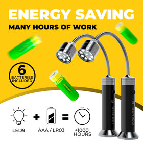 Weatherproof outdoor lamp ready for backyard grilling in any weather.