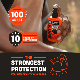 Ben's 2-pack travel-size spray ideal for hikers on the go