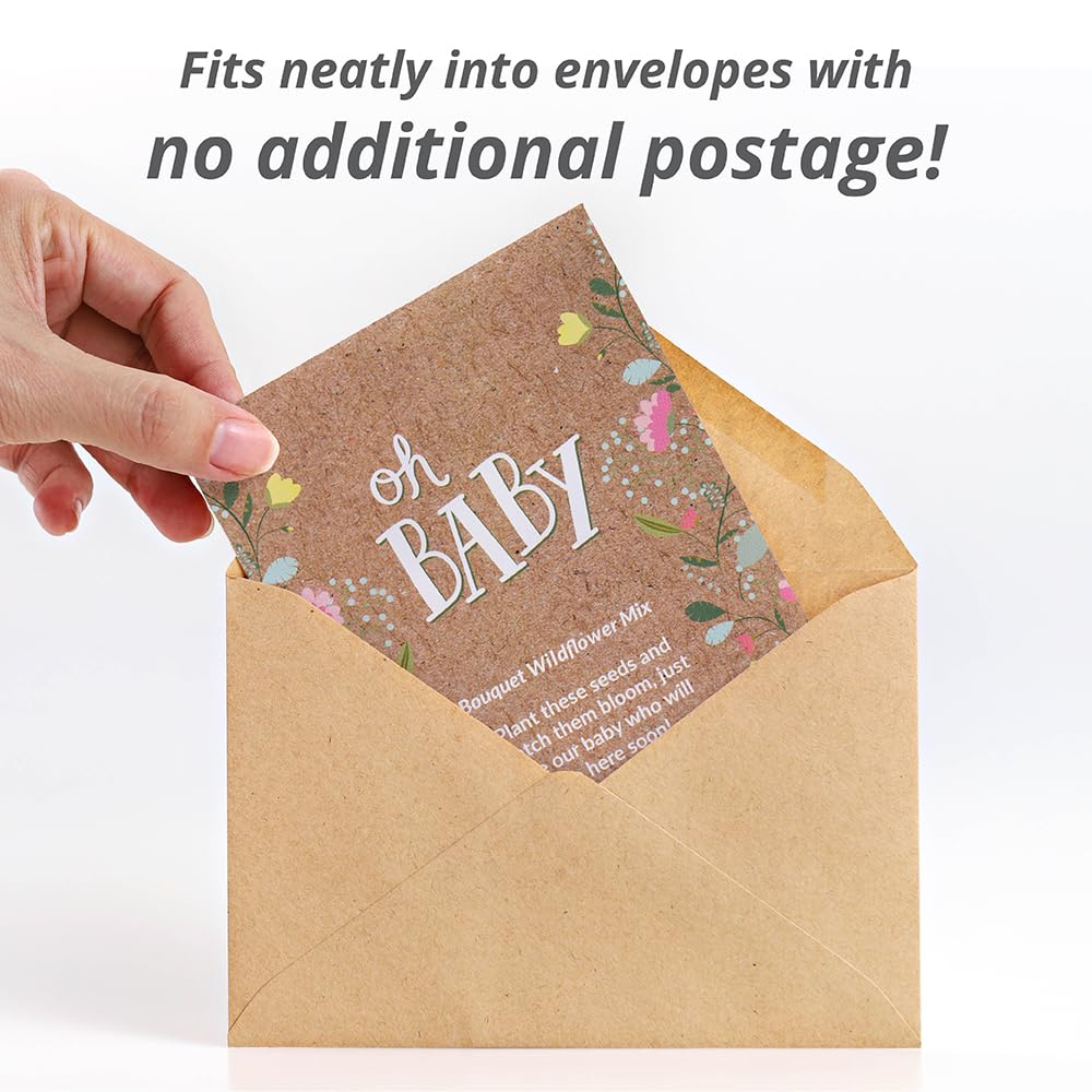 Bentley Seed Co wildflower mix packets with varied blooms for pollinators
