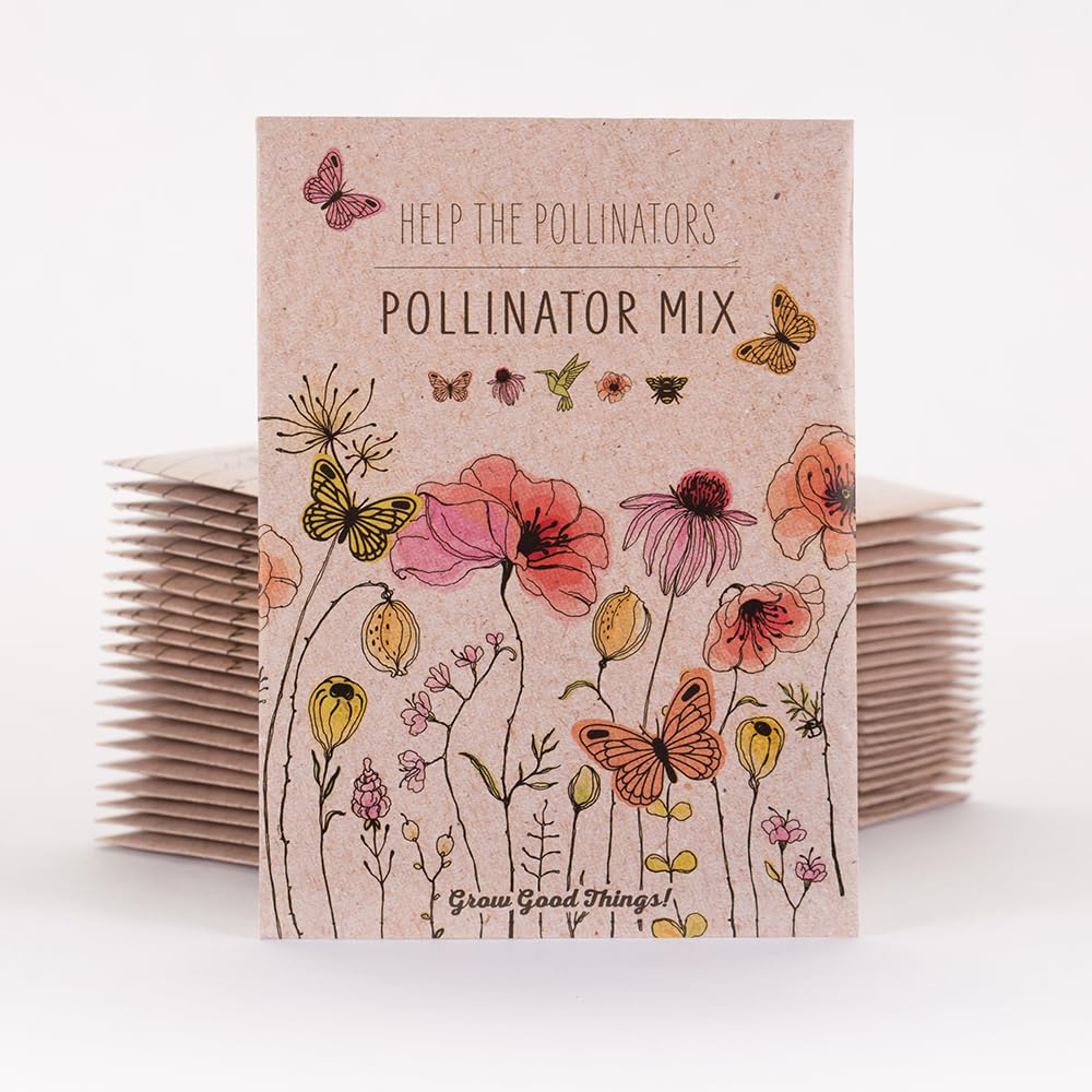 Bentley Pollinator Mix seeds close-up, 25 annual varieties for colorful, pollinator-friendly blooms