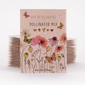 Bentley Pollinator Mix seeds close-up, 25 annual varieties for colorful, pollinator-friendly blooms