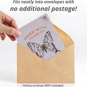 Bentley Seed Co butterfly mix back label space promotes personalized party favors.