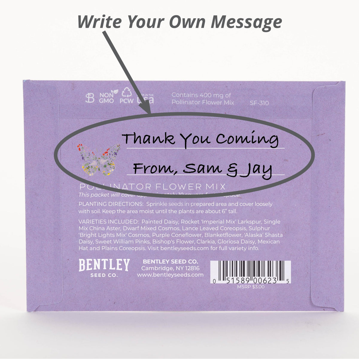 Bentley Seed Co eco-friendly gift packaging highlights sustainable gifting.