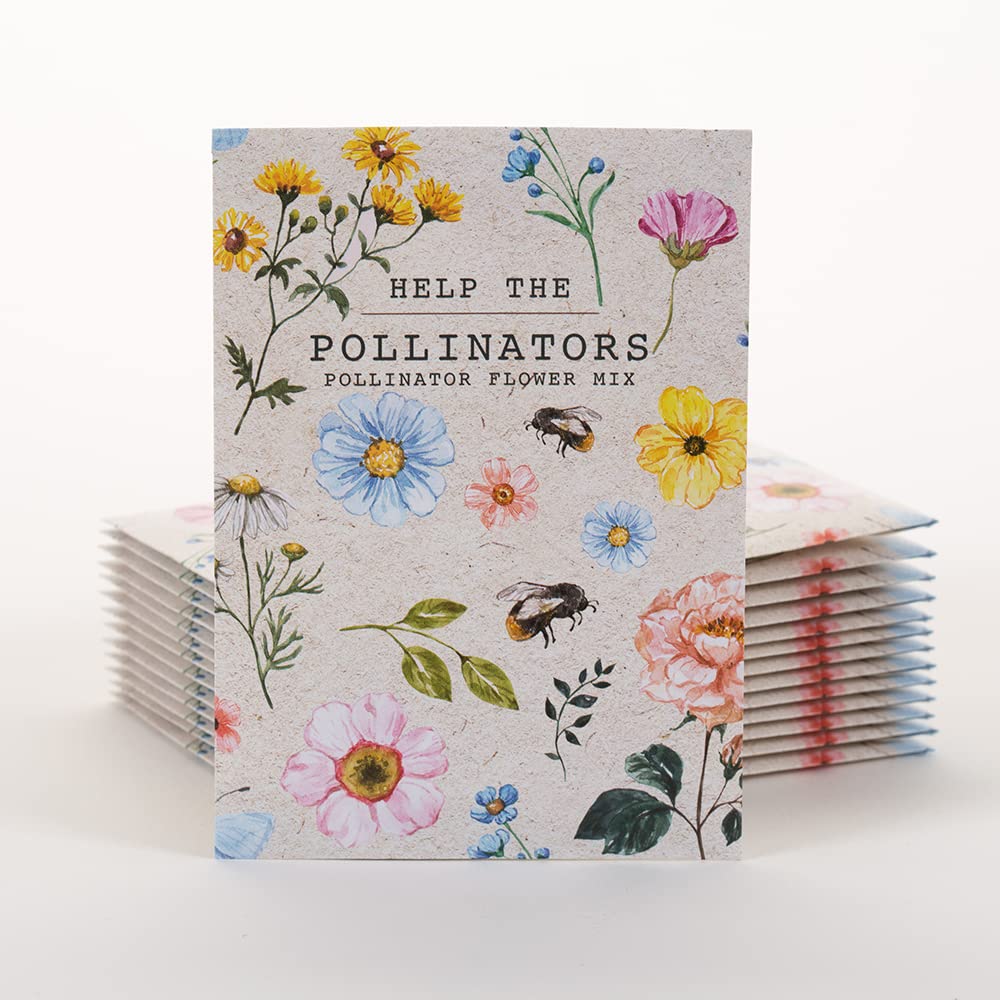 Bentley Seed Co kraft bee seed packets for pollinator-friendly gardens and gifting