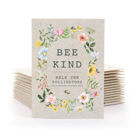 Bentley Seed Co. Kraft back panel seed packets for messages.