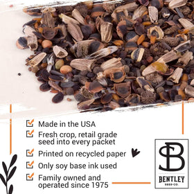 Bentley Seed Co pollinator-attracting blooms support bees and butterflies.