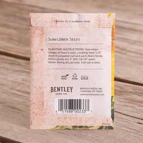 Bentley Seed Co. Sunflower garden ready display inspires a lush, easy-to-care-for patch.