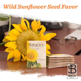 Bentley Seed Co. Thank You Packet back shows simple planting directions.