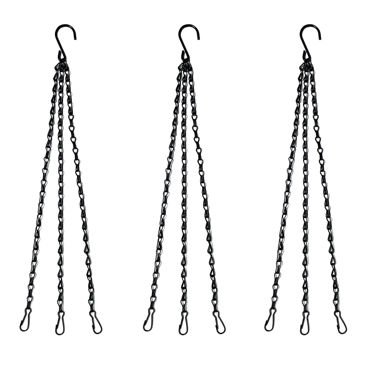 Benvo 16-inch hanging chain close-up showing sturdy 2mm wire for heavy indoor use.