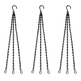 Benvo 16-inch hanging chain close-up showing sturdy 2mm wire for heavy indoor use.