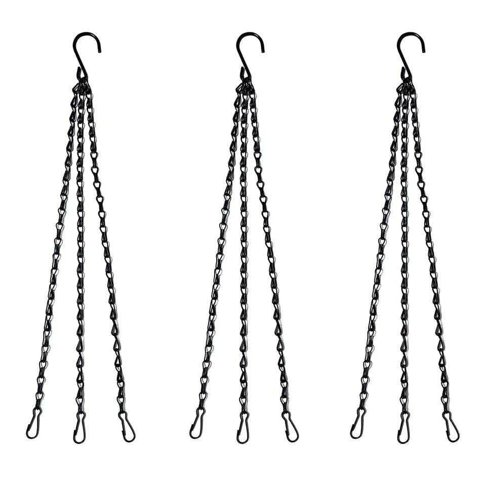 Benvo 16-inch hanging chain close-up showing sturdy 2mm wire for heavy indoor use.