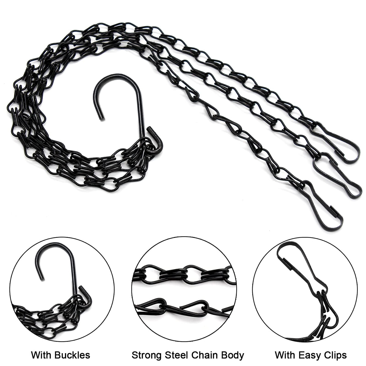 Benvo 2mm wire diameter emphasizes strength for supporting heavier ornaments.