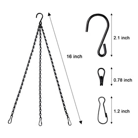 Benvo 3-pack hanging chains bundled together for versatile outdoor hanging solutions.