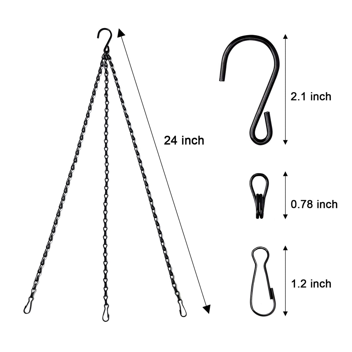 Benvo heavy duty iron hanging chains show rust resistant strength for outdoor use