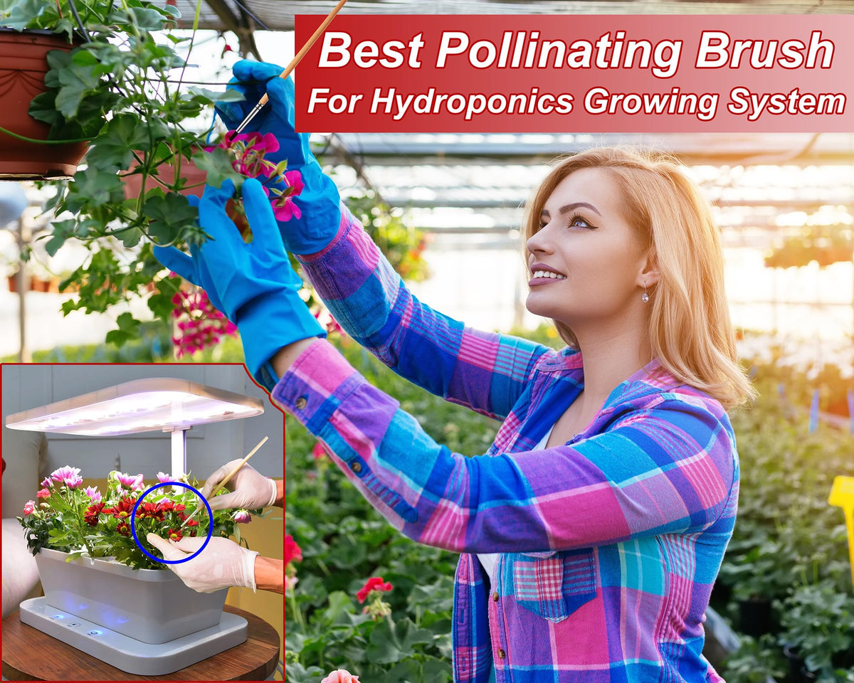 BENYRUAI pollinating brush with ergonomic grip for comfortable operation