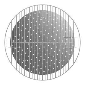 Benzoyl grill grate 22-inch fit on Weber kettle for easy compatibility.