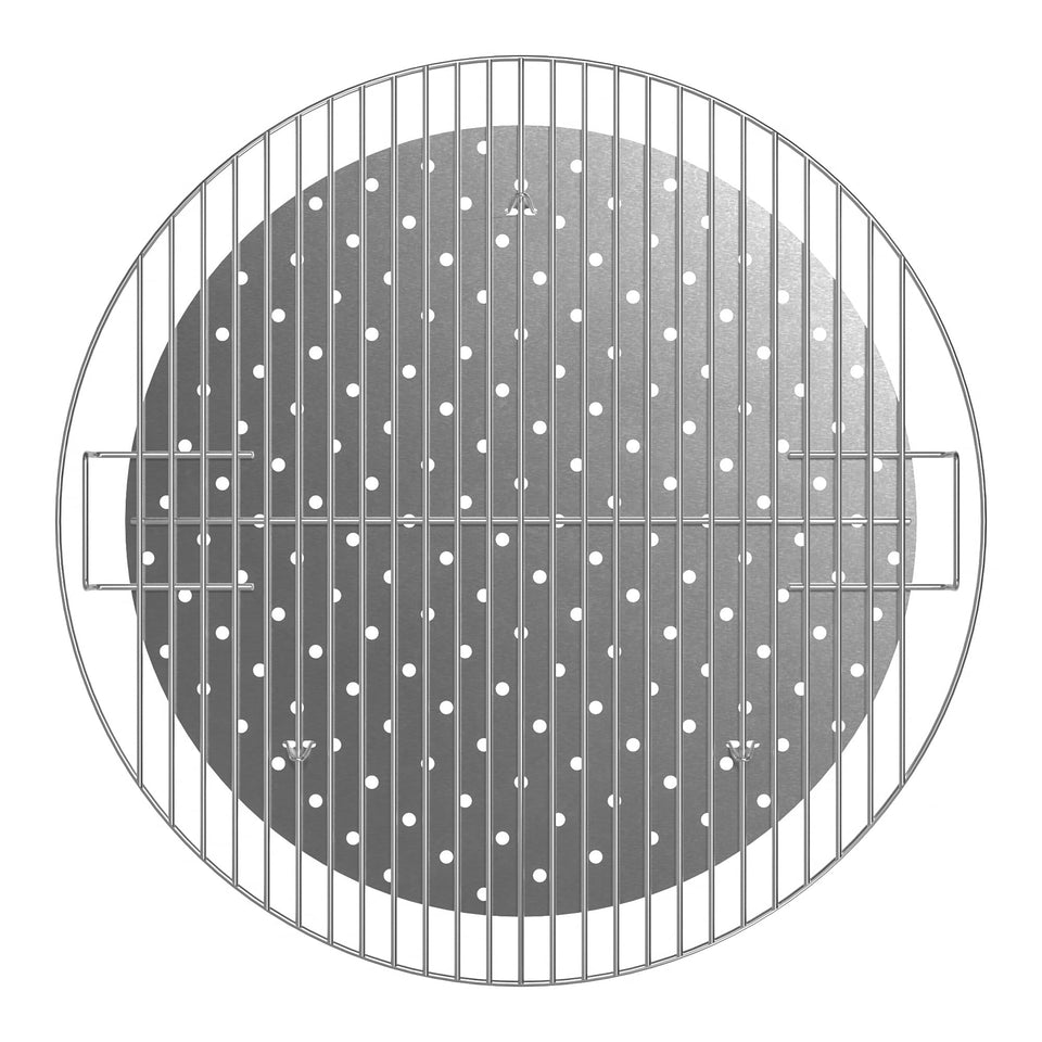 Benzoyl grill grate 22-inch fit on Weber kettle for easy compatibility.