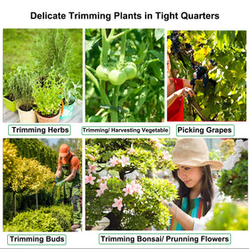 BEoffer pruning shears in use demonstrate compact design for easy handling.