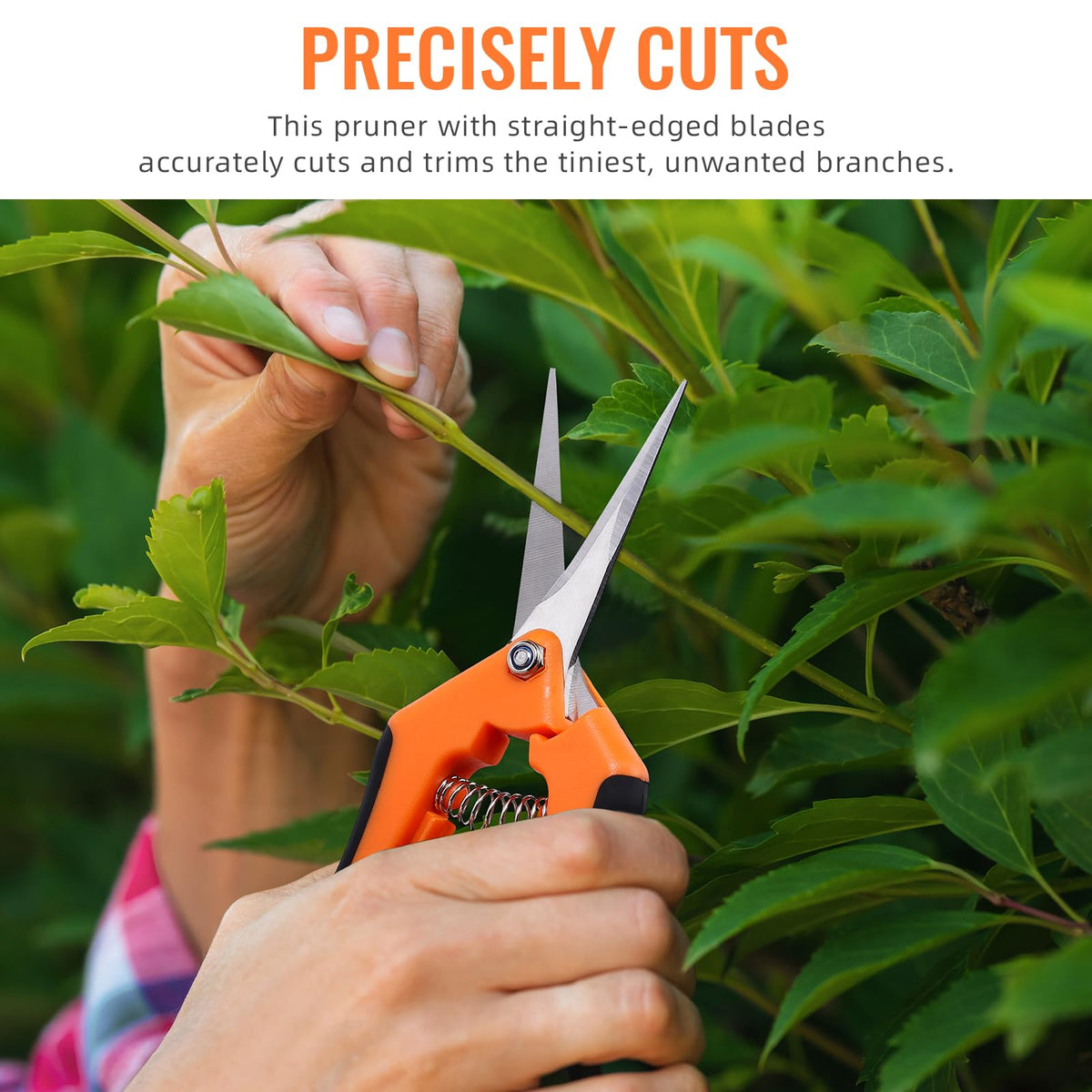 BEoffer pruning shears with ergonomic handles reduce fatigue during long pruning sessions.