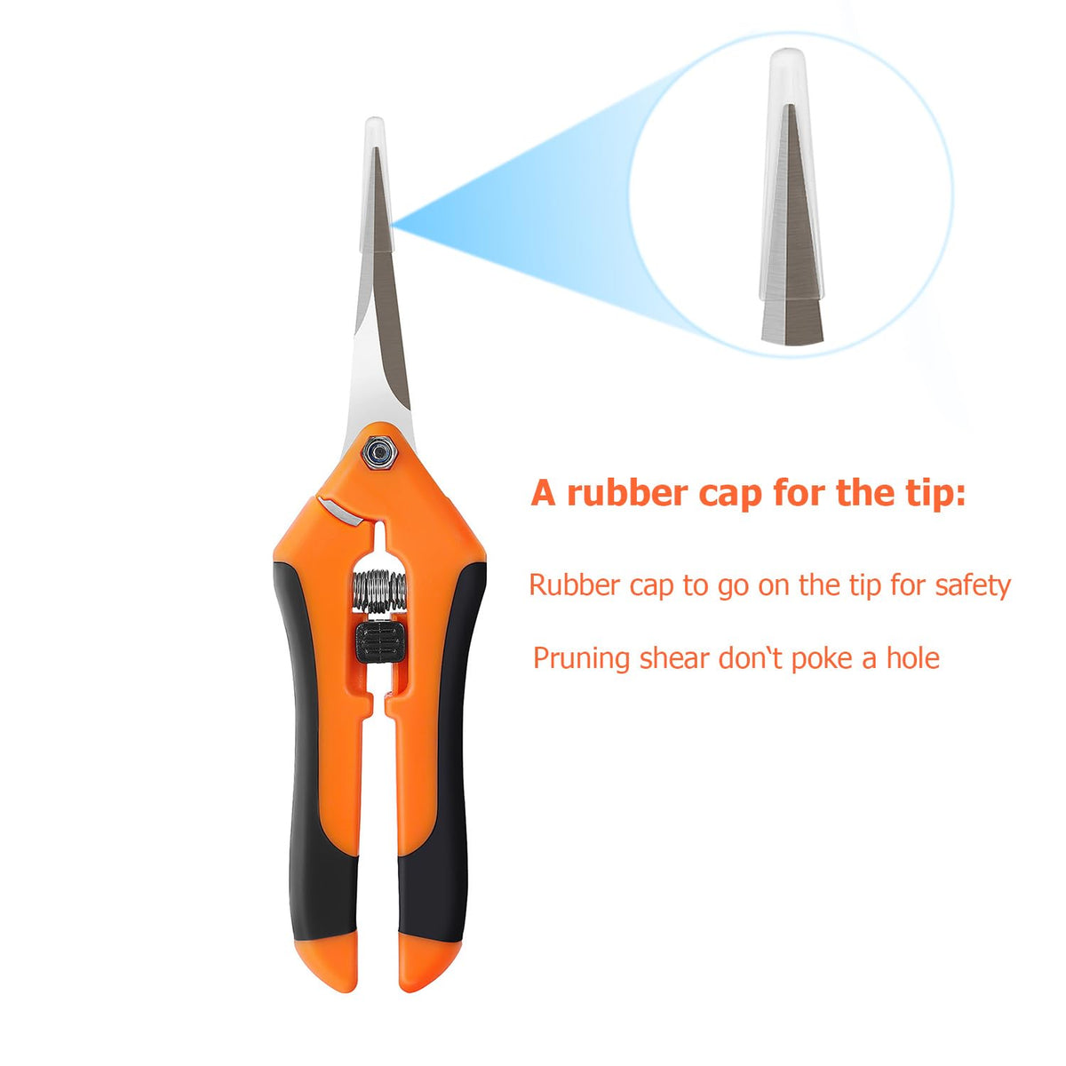 BEoffer pruning shears include a locking mechanism for safe storage.