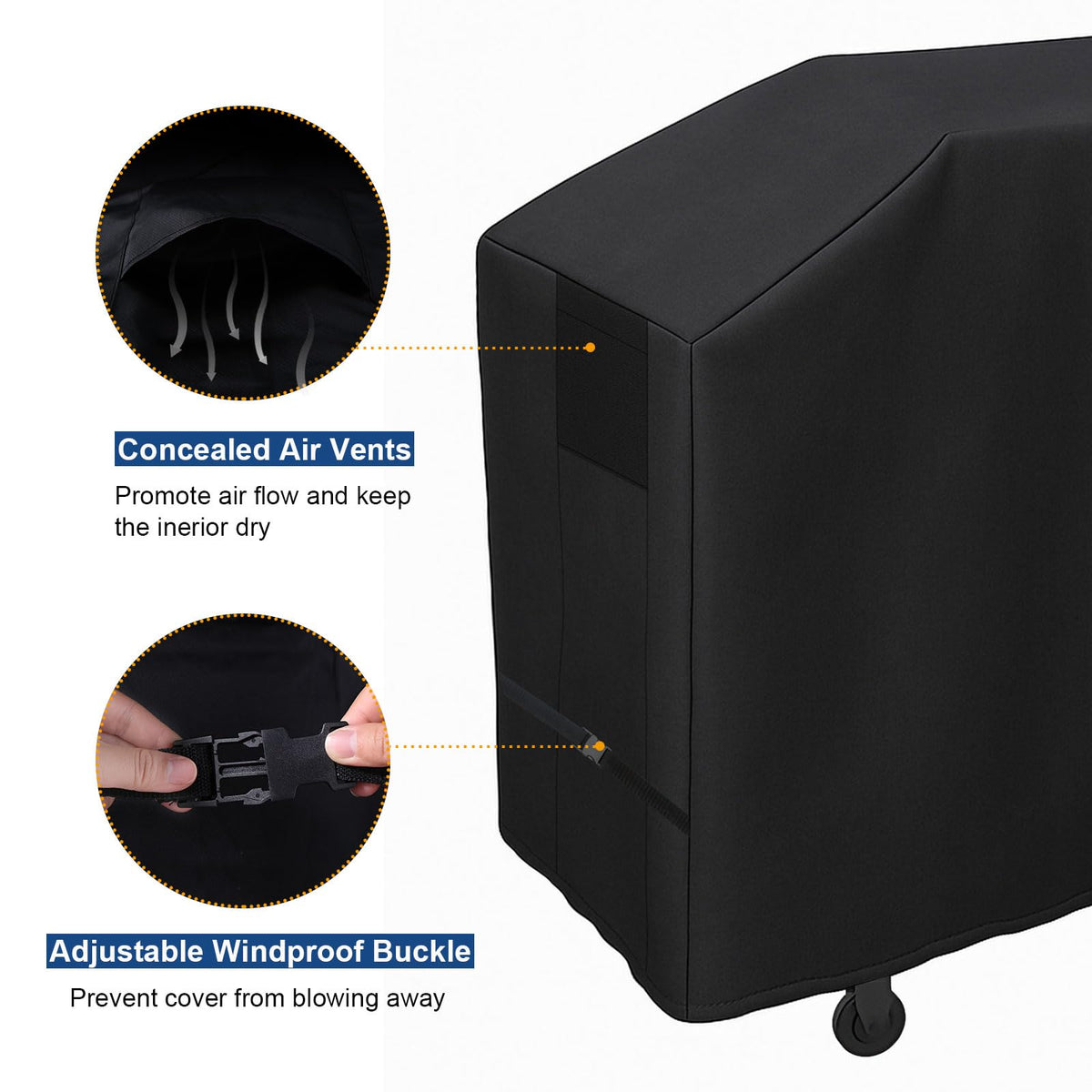 BEOTBRMI anti-tear, fade-resistant cover preserves color and fit in sun.