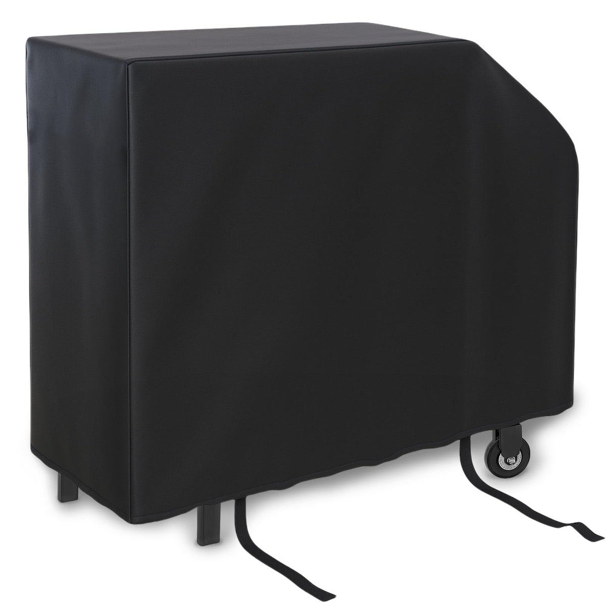 BEOTBRMI grill cover on Blackstone 28-inch, front view protects from sun and rain