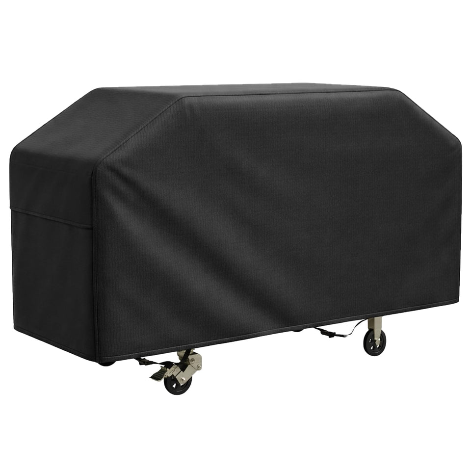 BEOTBRMI grill cover with waterproof 600D finish protects your grill from rain.