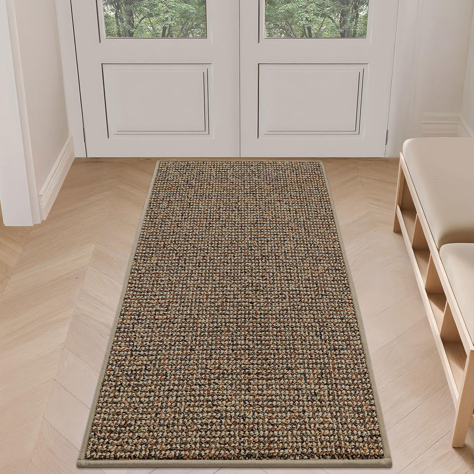 BEQHAUSE Dirt Trapper at the front door traps dirt and moisture for tidy entryways.