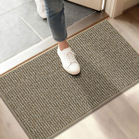 BEQHAUSE Dirt Trapper Door Mat front view shows low profile and clean lines