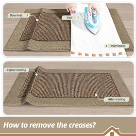 BEQHAUSE door mat indoor use ideal for front or back entryways